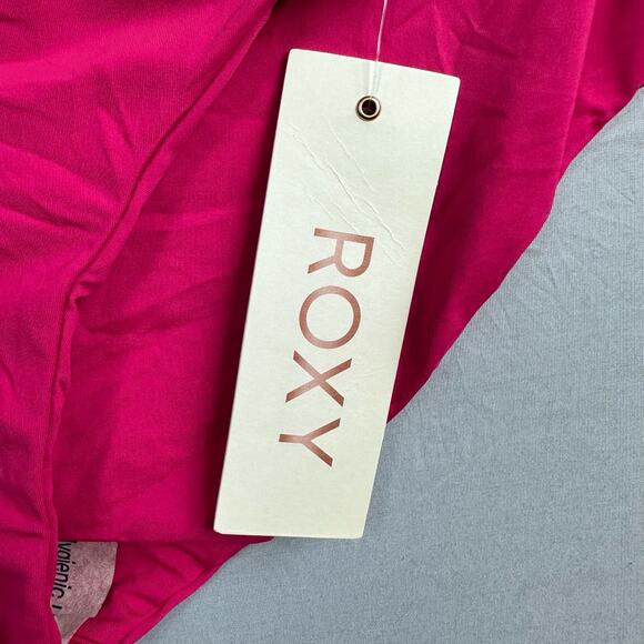 Roxy Sunset 70’s Braid Bikini Bottom Women’s Large Pink - Picture 3 of 7